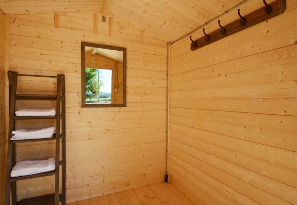 Lo spogliatoio in piscina - Podere Pomasciano