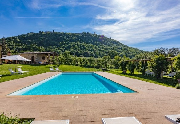 La vasca con rivestimento interno in PVC - Podere Pratovecchio