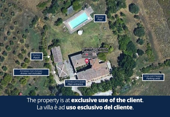 Podere Pratovecchio - Property Plan