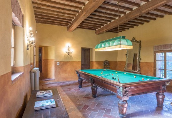 La meravigliosa sala biliardo - Podere Pratovecchio