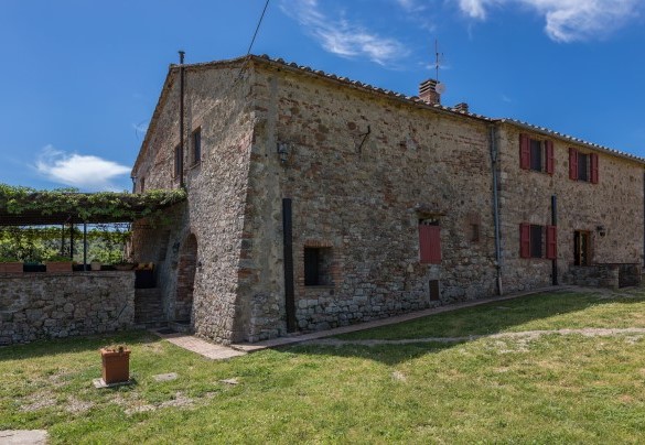 L’ingresso dell’appartamento 1 e 2 al piano terra – Podere San Ansano – Podere San Ansano