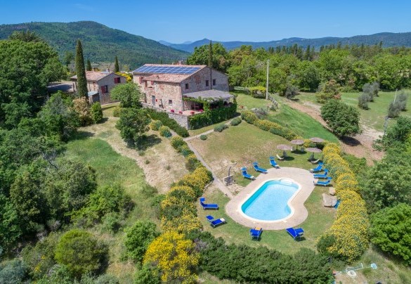 La sua posizione garantisce autentici momenti di relax in compagnia del suggestivo paesaggio che la contorna – Podere San Ansano