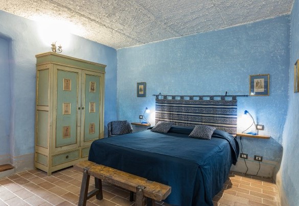 Double bedroom on the ground floor in the apartment 2– Podere San Ansano
