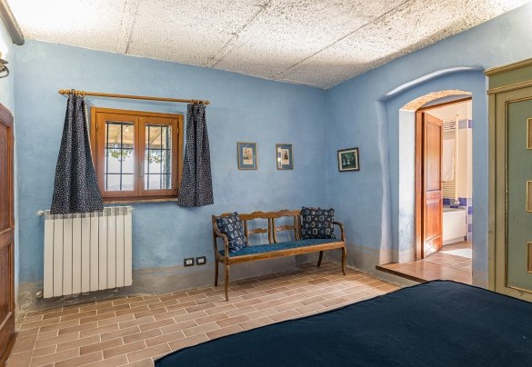 Double bedroom on the ground floor in the apartamtent 2 – Podere San Ansano