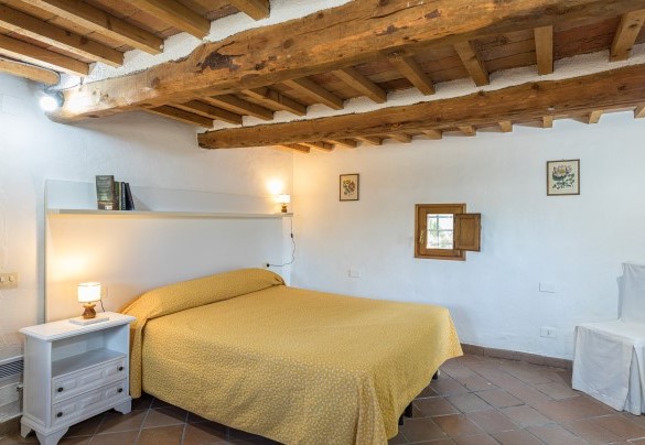 Double bedroom on the first floor in the annex – Podere San Ansano