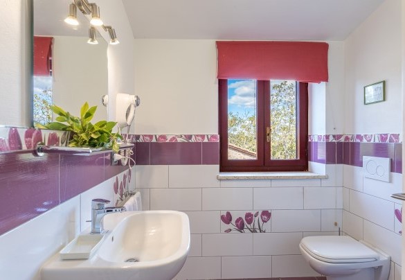 Bagno con doccia al primo piano – Podere San Ansano