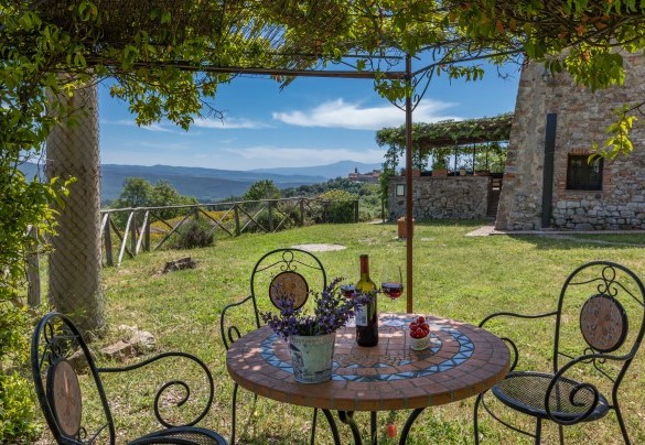 Pergola ombreggiata – Podere San Ansano