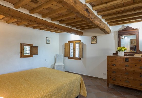 Double bedroom on the first floor in the annex – Podere San Ansano
