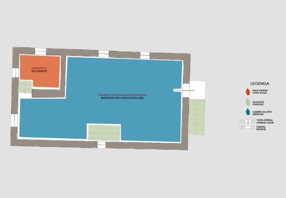 Podere San Ansano - Annex First Floor