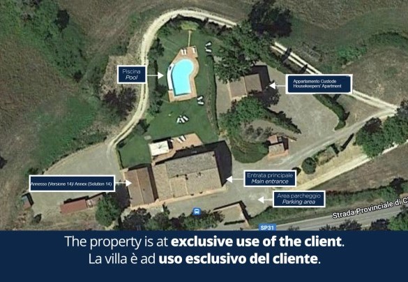 Podere Sant'Eugenio - Property Plan 