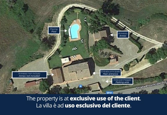Podere Sant'Eugenio - Property Plan 