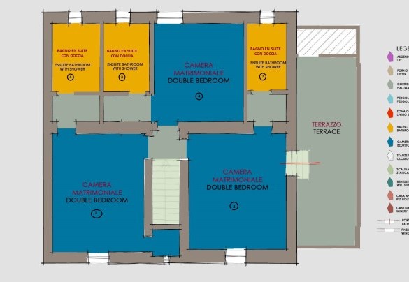 Podere Santa Croce - First Floor