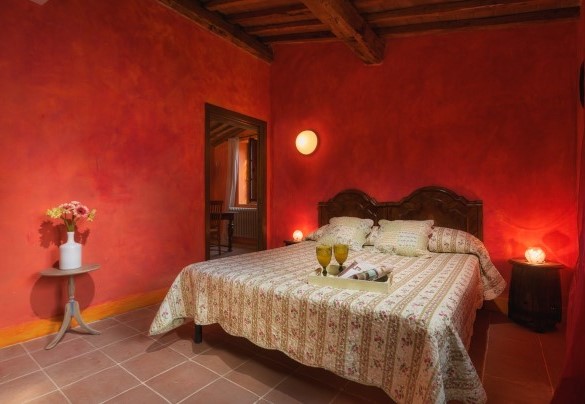 Double bedroom n. 5 with private bathroom n.5 in the annex – Podere Santa Croce