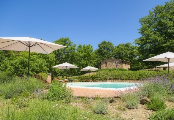 Rectangular and measuring 16 x 8 m with the depth varying from 1.50 to 2.50 m – Podere Santa Croce