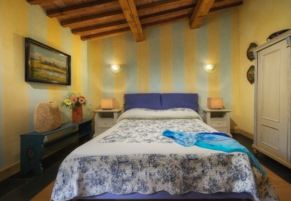 Double bedroom n.4  with private bathroom n.4 on the first floor  – Podere Santa Croce 