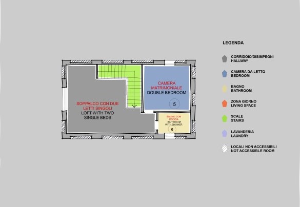 Podere Terranuova - Annex - First Floor