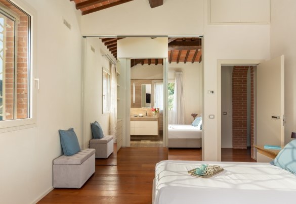 The double bedroom no. 4 on the first floor in the main house – Podere Terranuova