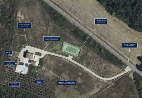 Podere Terranuova - Property Plan