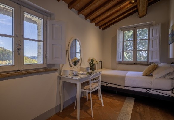 Single bedroom no. 6 in the annex (apartment 2, first floor) - Podere Vernine di Sotto