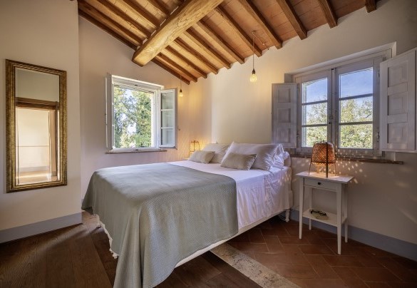 Double bedroom no. 7 in the annex (apartment 2, first floor) - Podere Vernine di Sotto