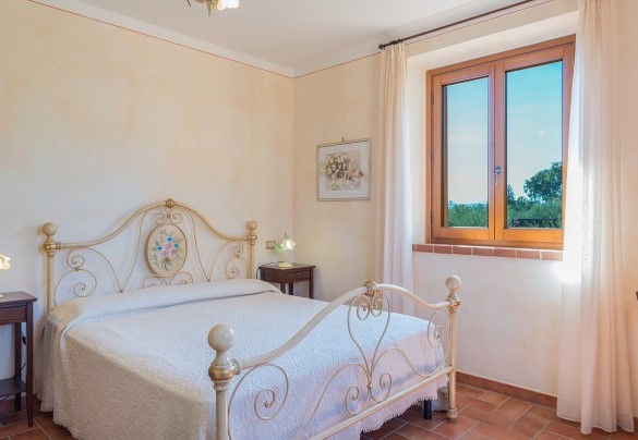 La camera da letto matrimoniale - Poderina dei Poggi