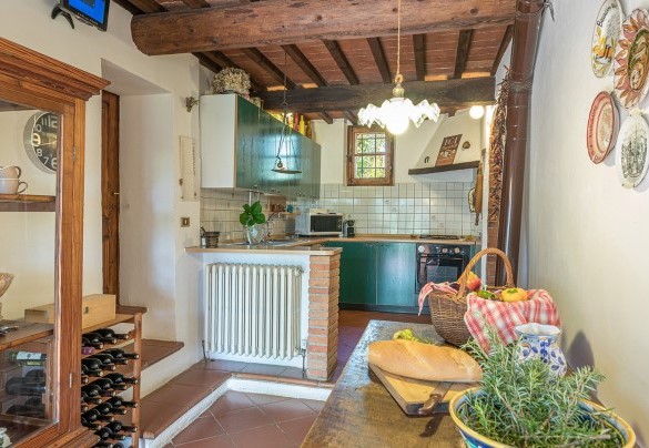 The rustic-style kitchenette - Poderino