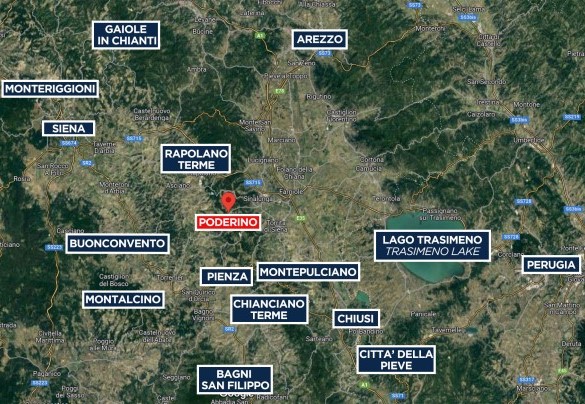 Poderino - Map