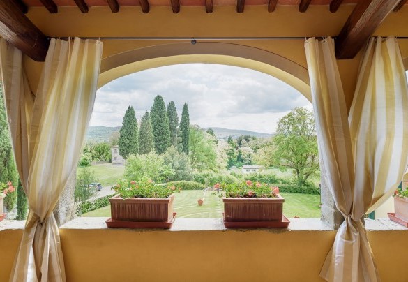 Il panorama mozzafiato dalla villa - Poggerello