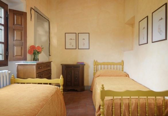 La camera doppia con bagno en-suite dell'Annesso 2 - Poggerello