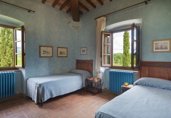 La camera doppia nell'angolo della villa - Poggerello
