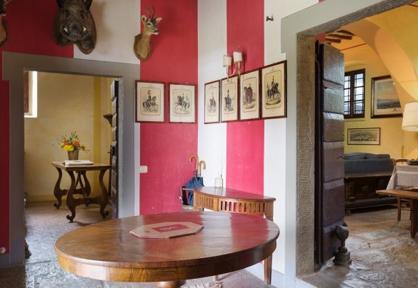 L'atrio d'ingresso della villa - Poggerello