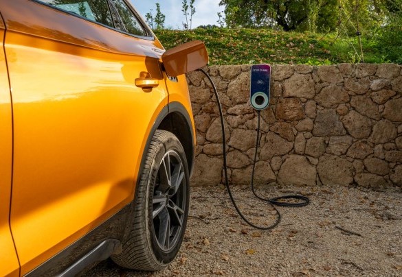 The property has two charging stations for electric cars - Poggio Ambrato