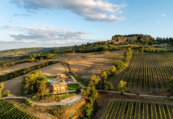 The property overlooking Orvieto and Rocca Ripesena - Poggio Ambrato