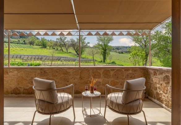The terrace on the first floor - Poggio Ambrato