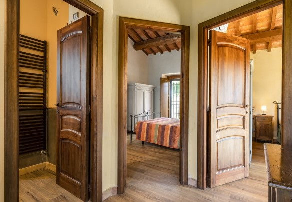 The hallway leading to the rooms - Poggio delle Lumie