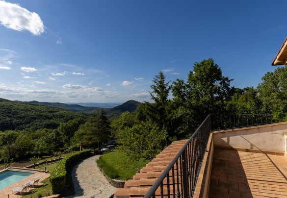 The view from the terrace of bedroom n. 2 - Poggio delle Lumie