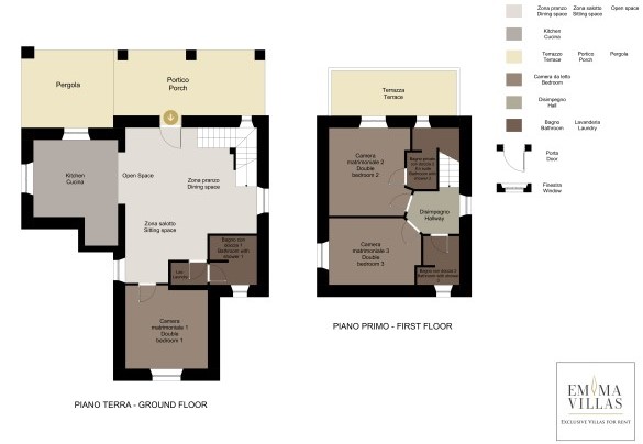 Ground and First Floor - Poggio delle Lumie