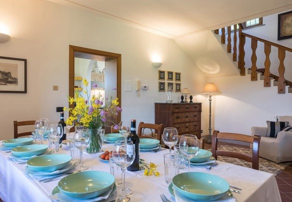 Overview of the dining room - Poggio Medei