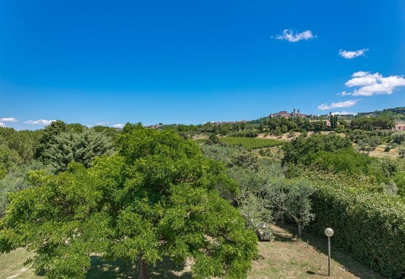 Citta 'della Pieve seen from a bedroom window - Poggio Medei
