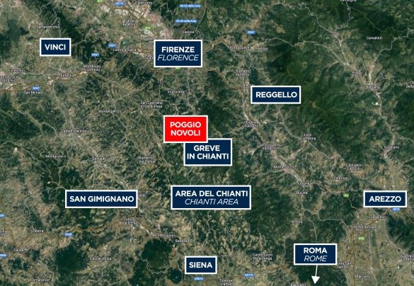 Poggio Novoli - Map