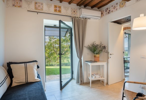 The passage room (to be used as a reading/relaxation/games room), which leads into the master bedroom – Poggio Novoli