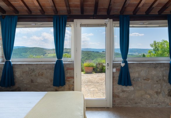 Double bedroom in the annex – Poggio Novoli