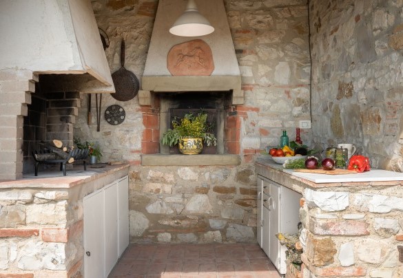 The barbecue area – Poggio Novoli