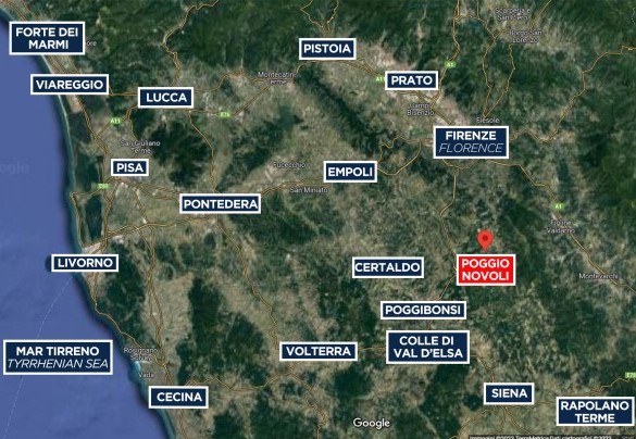 Poggio Novoli - Map
