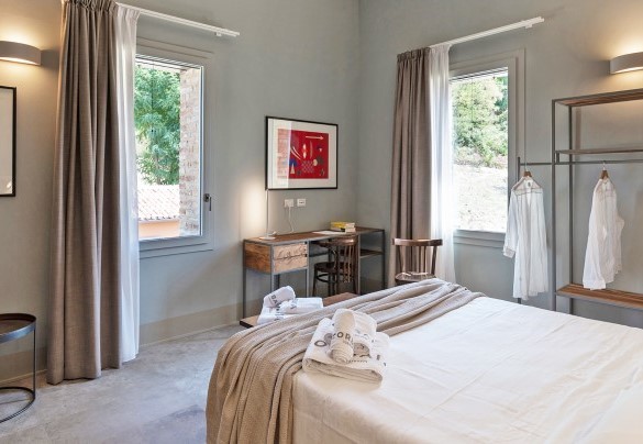 Double bedroom on the first floor – Relais Corbaia