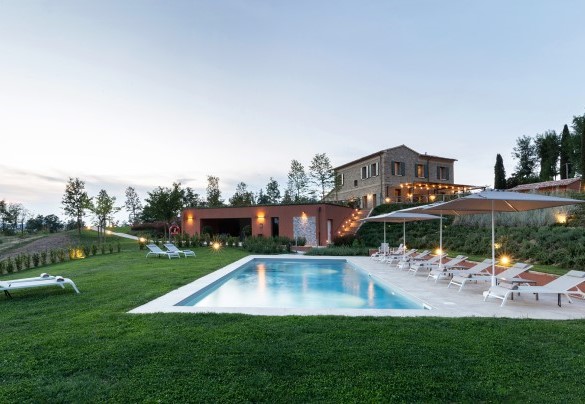 General view of the villa – Relais Corbaia