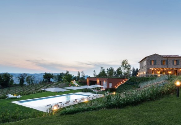 General view of the villa – Relais Corbaia