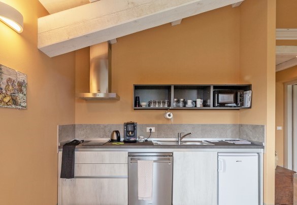 Kitchenette on the ground floor – Relais Corbaia