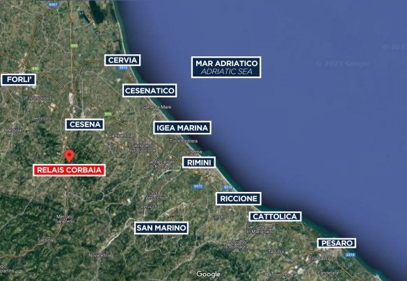 Relais Corbaia - Map