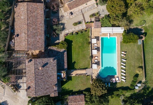 The property seen from above - Residenza Collefiorito